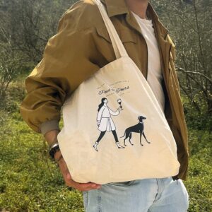 TOTE BAG DOG CHIC 100% ORGANIC COTTON