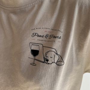 CAMISETA PREMIUM 100% ALGODÓN ORGANICO PREMIUM WINE PUPPY